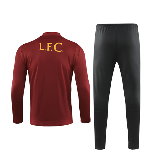 2019-20 Liverpool Red Home High Neck Collar Training Kit - Click Image to Close